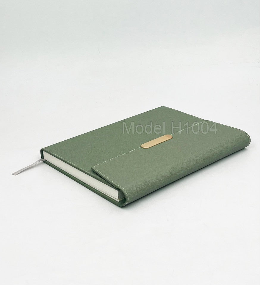 Executive PU Leather Notebook Diary with Pen Holder & Bookmark
