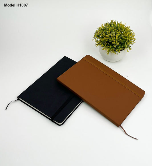Compact A5 Office Notebook Diary with Elastic Closure