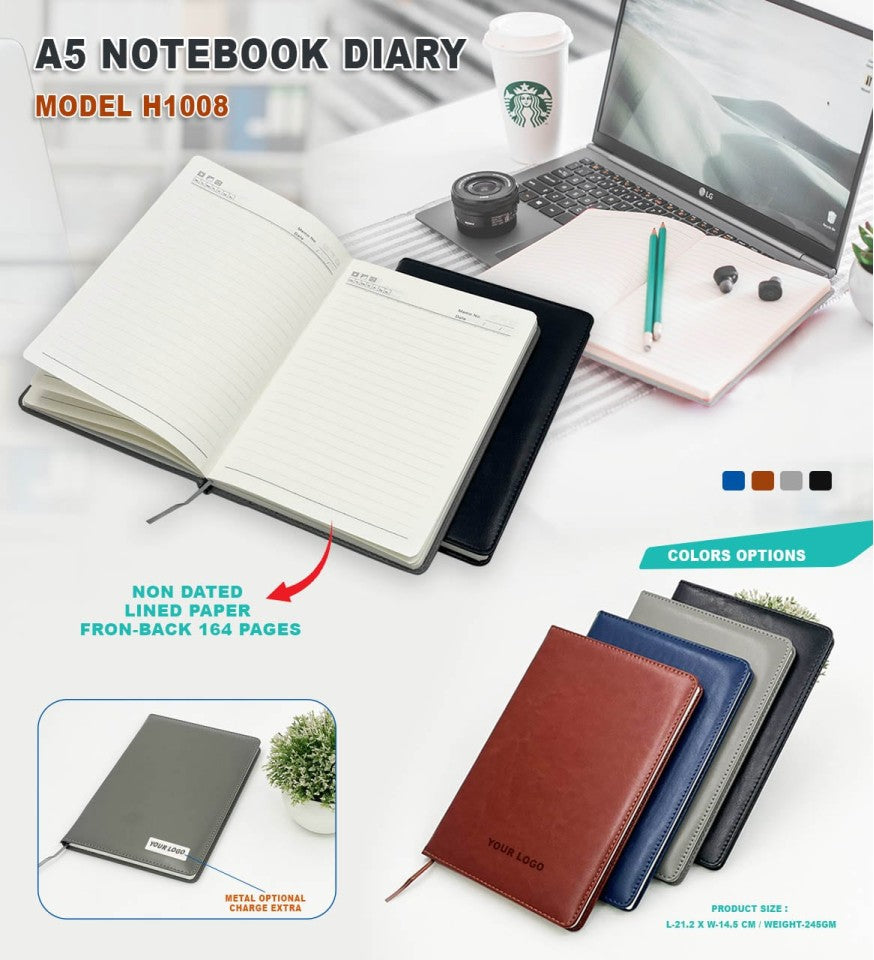 A5 Premium Notebook Diary