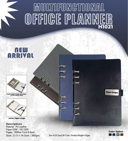 Executive Multifunctional Office Planner – A5 Ring Binder Edition