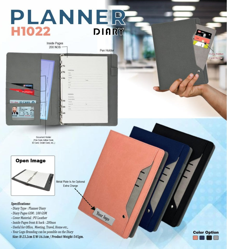 Premium Organizer Planner Diary – Smart Card Holder Edition