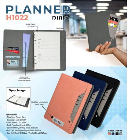 Premium Organizer Planner Diary – Smart Card Holder Edition
