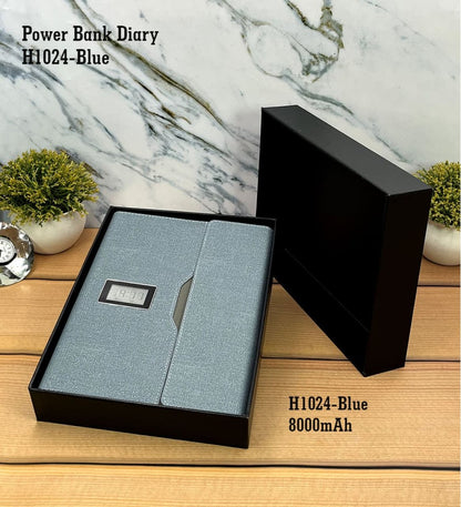 Smart Power Bank Diary – Wireless Charging Edition