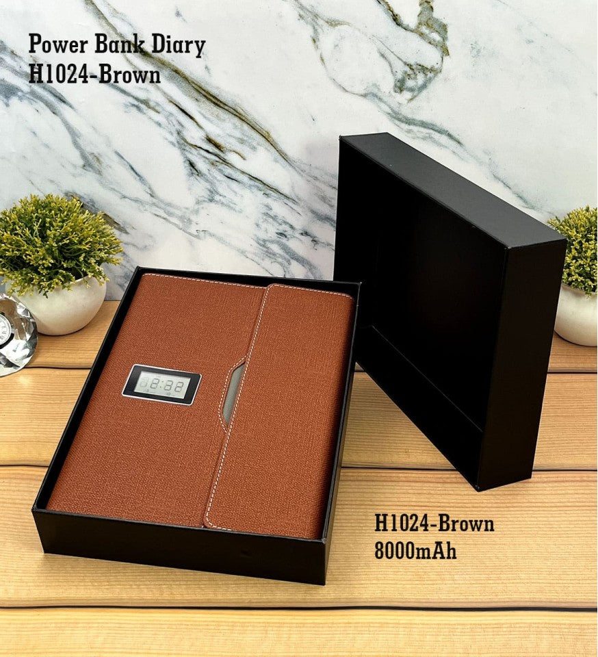 Smart Power Bank Diary – Wireless Charging Edition