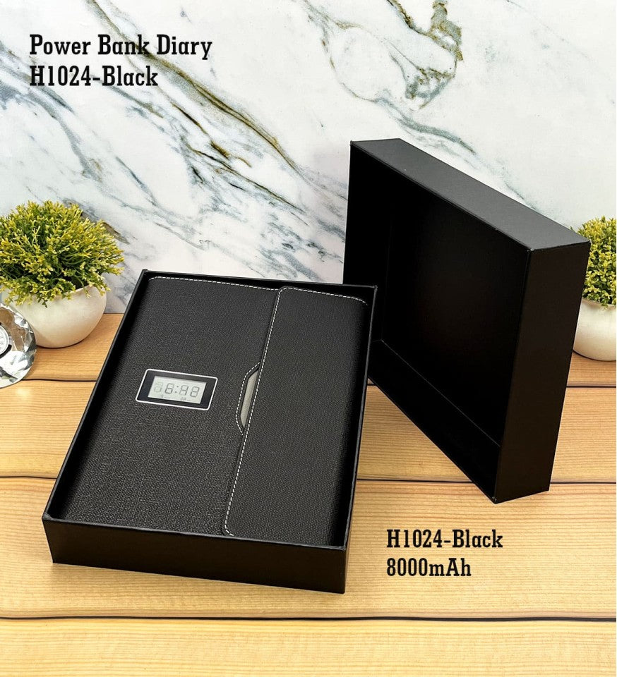 Smart Power Bank Diary – Wireless Charging Edition