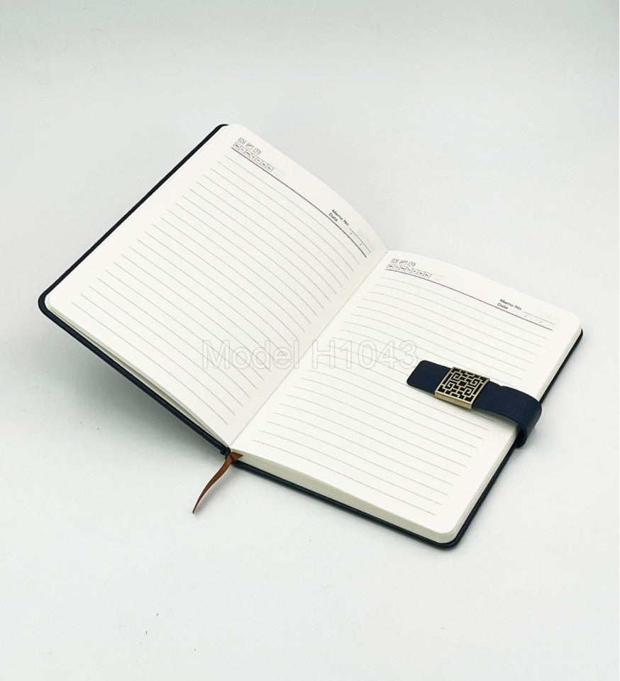 A5 Premium Notebook Diary – Elegant Magnetic Lock with Luxe Metal Accent