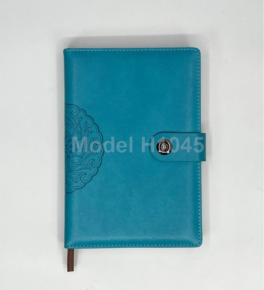 Executive Office Notebook Diary – Secure Magnetic Flap with Mandala Imprint