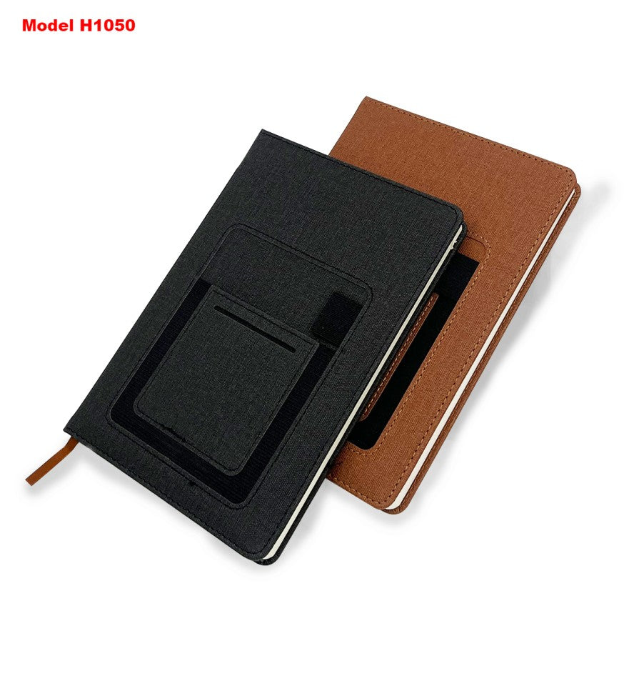 A5 Multi-Utility Notebook Diary with Mobile & Card Holder