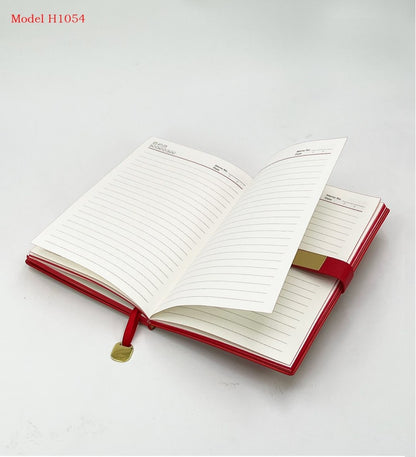 A5 Premium Notebook Diary with Flip Lock Belt & Golden Trim