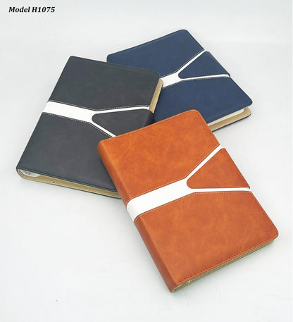 Office Planner Diary with Document Holder – Refillable Organizer (Slim Size)