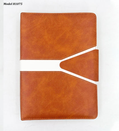 Office Planner Diary with Document Holder – Refillable Organizer (Slim Size)