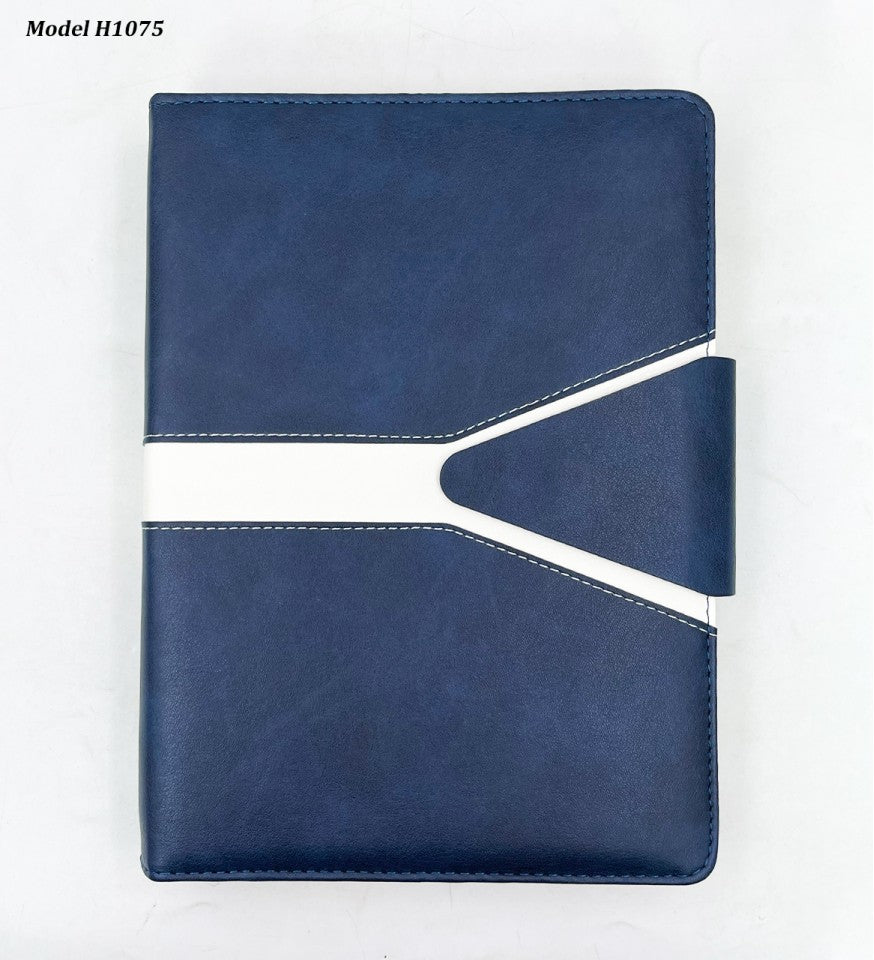 Office Planner Diary with Document Holder – Refillable Organizer (Slim Size)