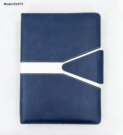 Office Planner Diary with Document Holder – Refillable Organizer (Slim Size)