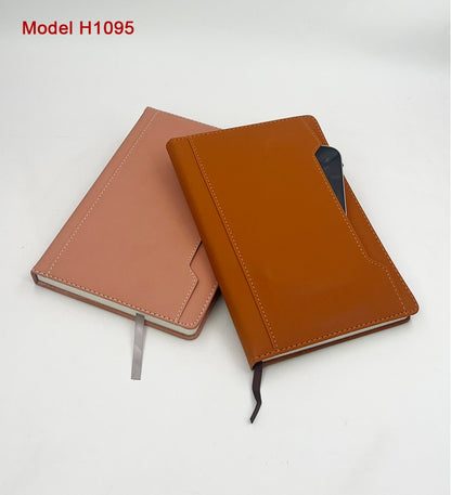A5 Notebook Diary with Phone Pocket – Compact & Stylish Organizer