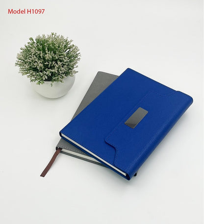 A5 Notebook Diary – Professional Organizer with Pen Holder & Branding Plate