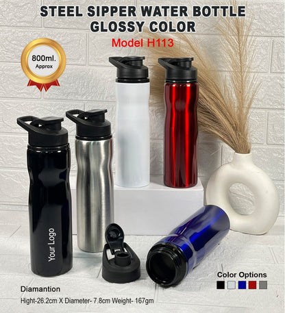 Steel Sipper Water Bottle
