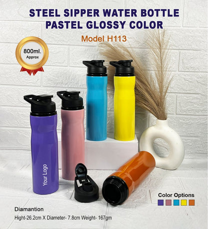 Steel Sipper Water Bottle