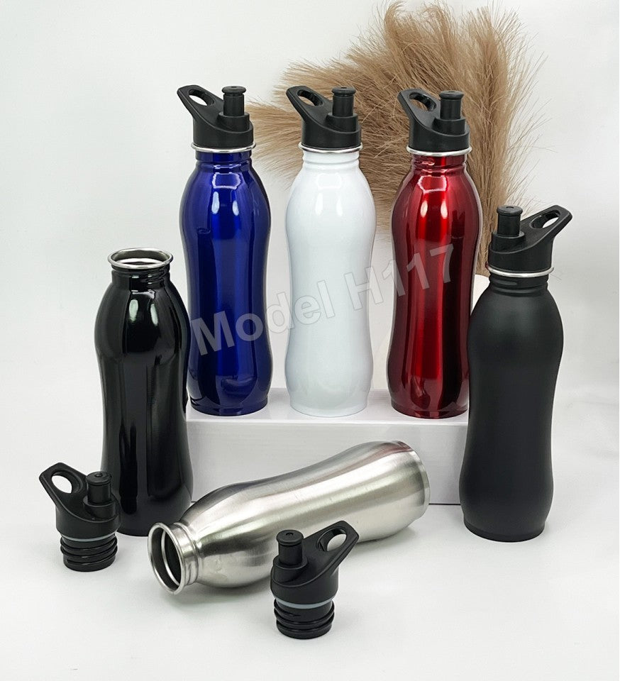 HydraSip 750ml Stainless Steel Sipper Bottle – BPA-Free Sports Edition