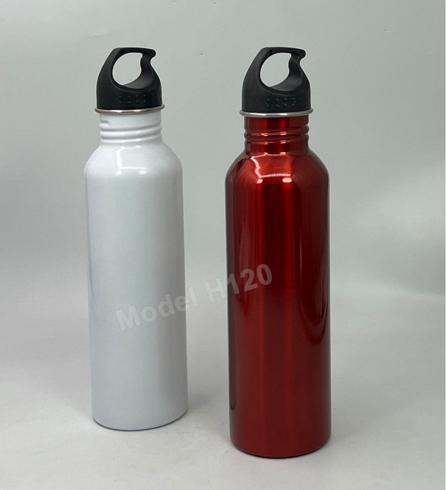 AquaGrip Pro 900ml Stainless Steel Water Bottle – Glossy Finish with Handle