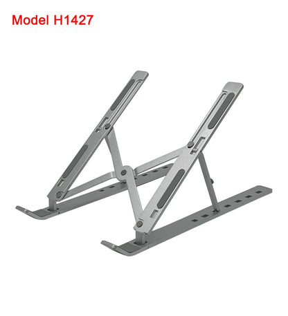 AeroFold™ Aluminium Portable Laptop Stand – 7-Angle Adjustable & Foldable Design