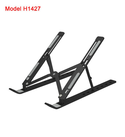AeroFold™ Aluminium Portable Laptop Stand – 7-Angle Adjustable & Foldable Design