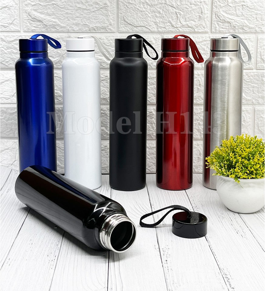 HydraMax Pro Stainless Steel Water Bottle – 1000ml with Carry Strap
