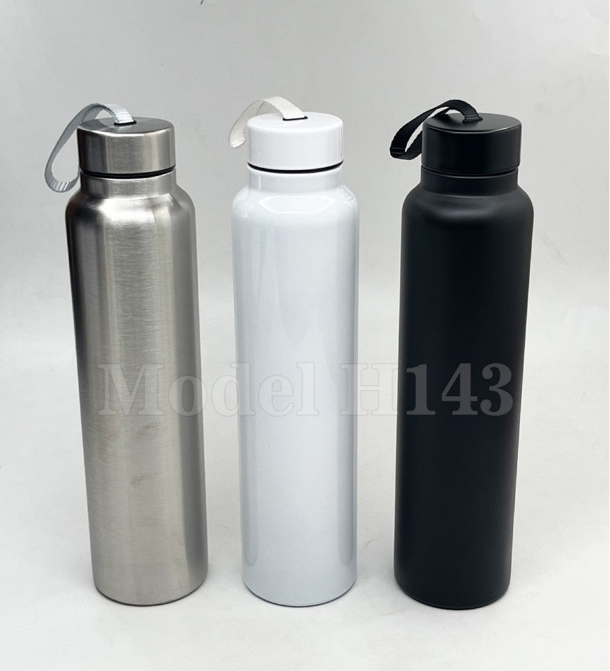 HydraMax Pro Stainless Steel Water Bottle – 1000ml with Carry Strap