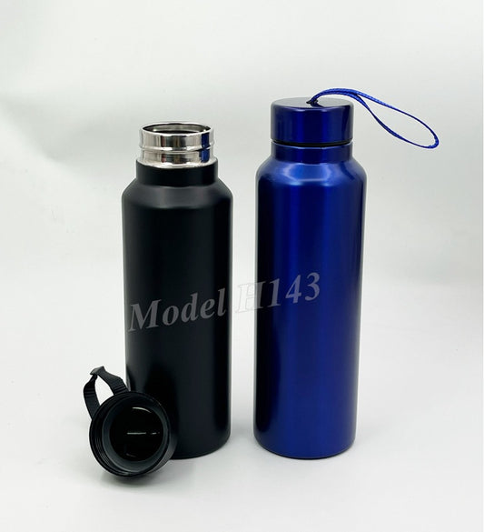 HydraMax Stainless Steel Water Bottle – 750ml with Carry Strap