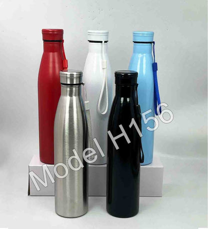 AquaSteel Grande 900ml Stainless Steel Water Bottle – Strap Handle Design