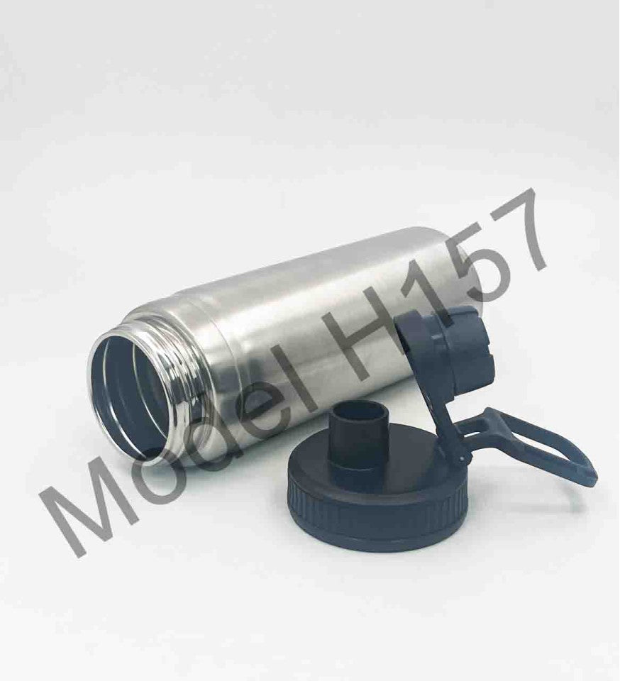 AquaSteel Sports Sipper 700ml Stainless Steel Water Bottle – Flip Cap & Carry Hook