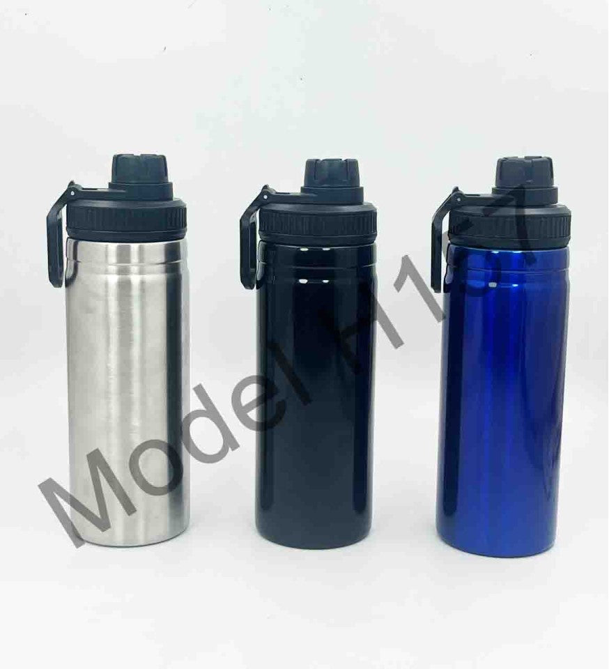 AquaSteel Sports Sipper 700ml Stainless Steel Water Bottle – Flip Cap & Carry Hook