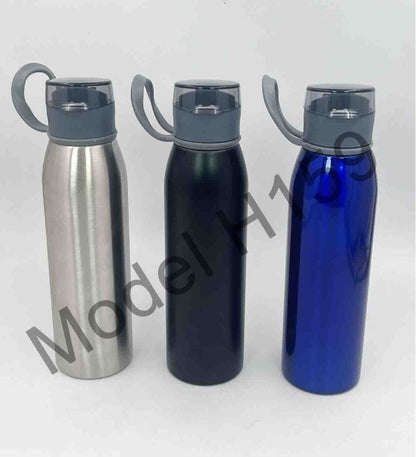 Steel Sipper Water Bottle with Handle – 650ml