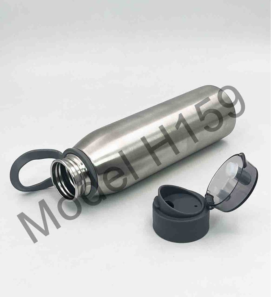 Steel Sipper Water Bottle with Handle – 650ml