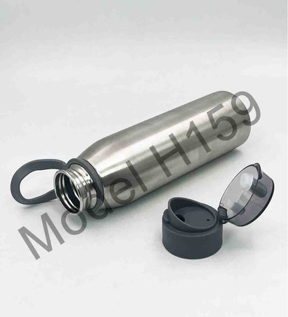 Steel Sipper Water Bottle with Handle – 650ml