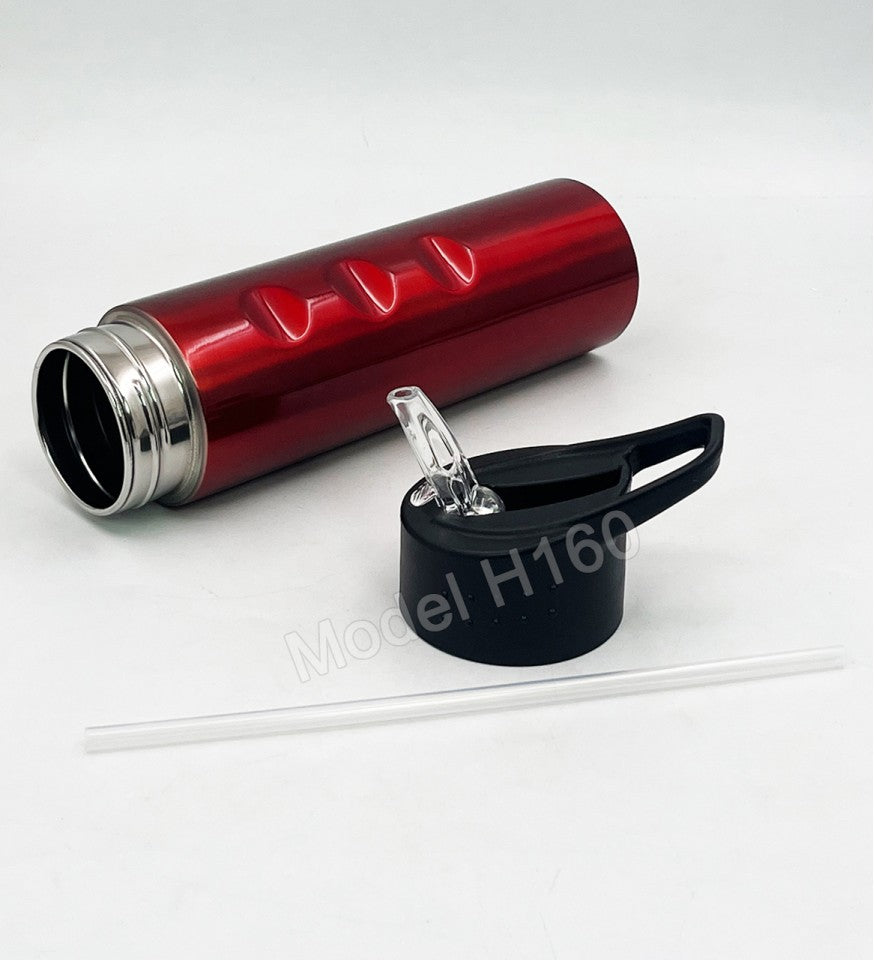 Sports Steel Sipper Water Bottle with Straw – 750ml