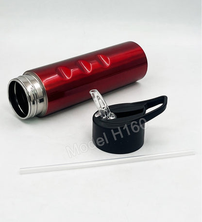 Sports Steel Sipper Water Bottle with Straw – 750ml