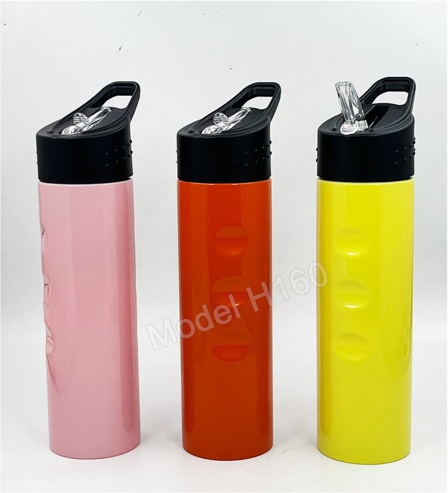 Sports Steel Sipper Water Bottle with Straw – 750ml