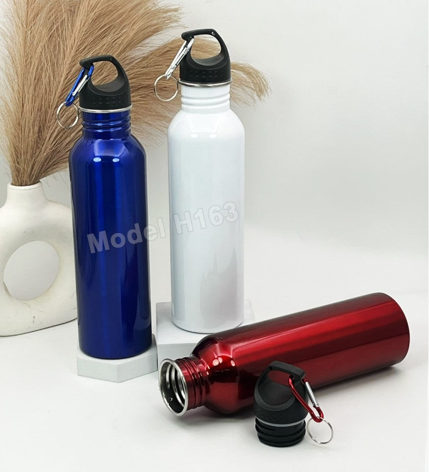 Steel Water Bottle with Hook