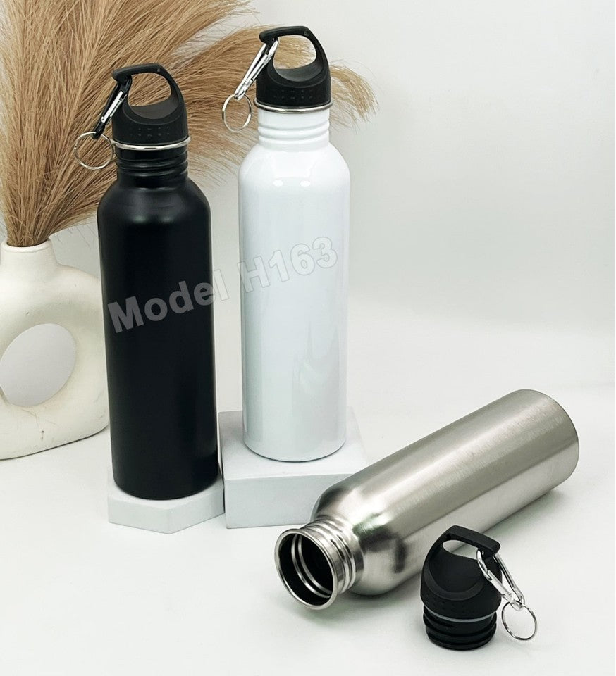 Steel Water Bottle with Hook