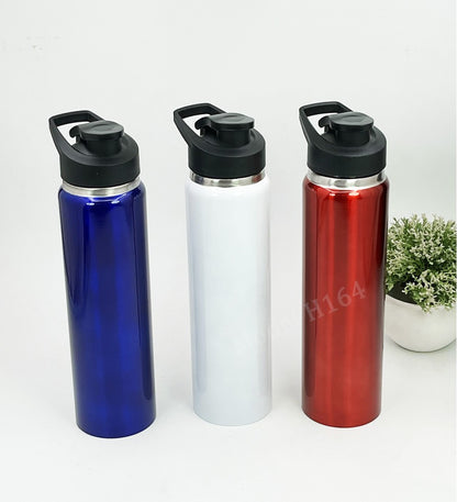 AquaSip Pro 800ml Stainless Steel Sipper Bottle – Glossy & Matte Finish