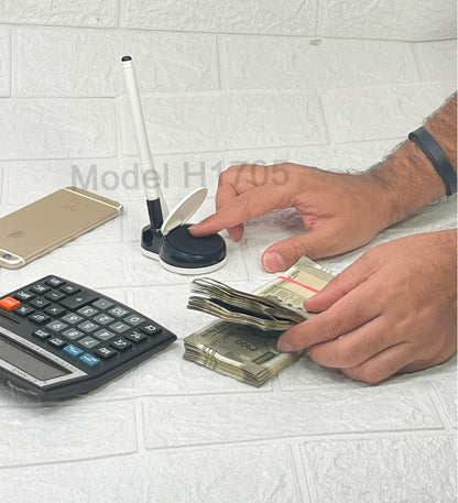 CountMate™ Movable Deskstick Ball Pen with Money Count Sponge