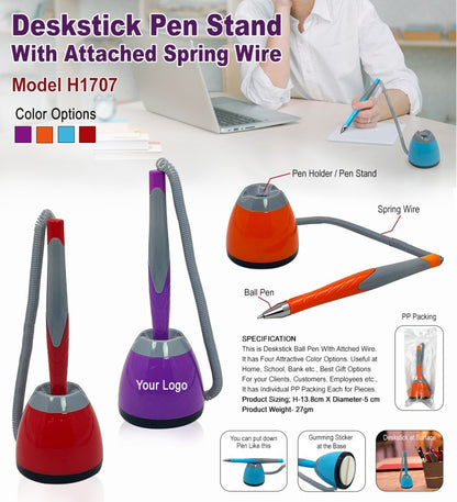 FlexiWrite™ Deskstick Pen Stand with Spring Wire