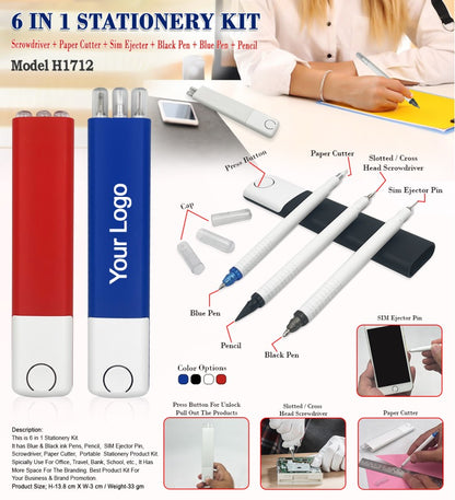 ToolNote™ 6-in-1 Multi Utility Stationery Kit