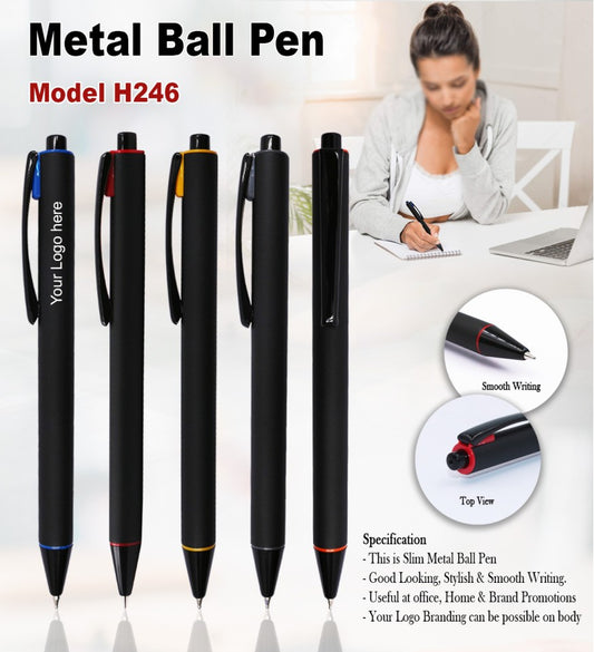 Metal Ball Pen – Slim & Stylish