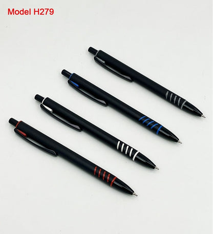 ProGrip™ Striped Metal Ball Pen