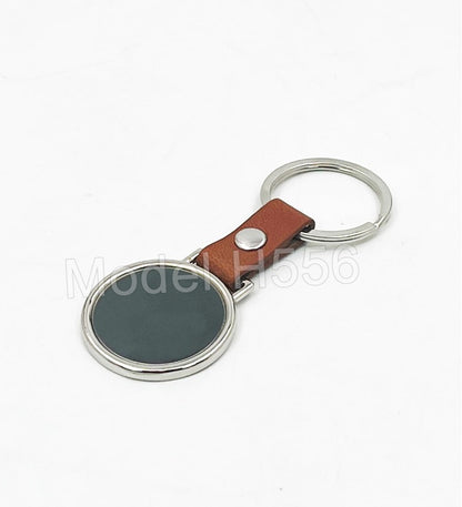 Round Shape Metal Keychain