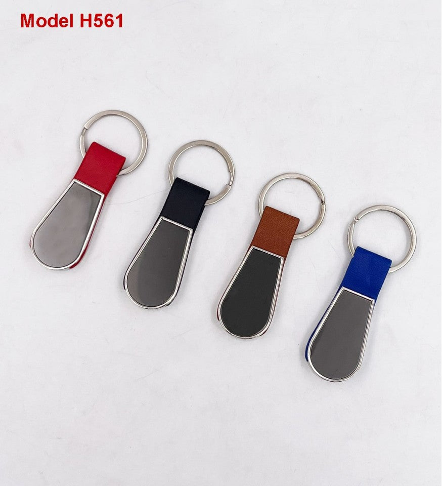 Premium Metal Keychain with PU Belt