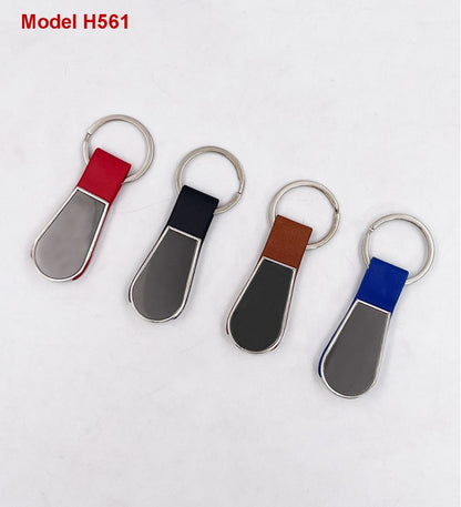 Premium Metal Keychain with PU Belt