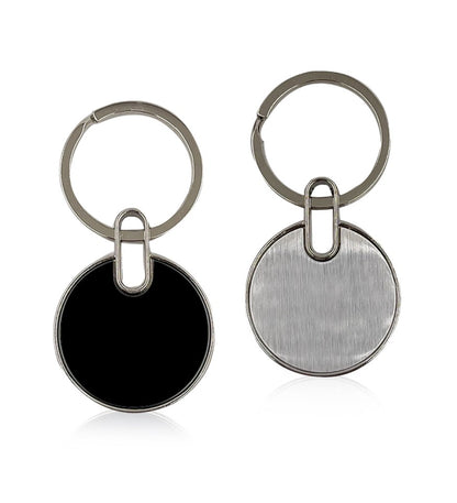 Round Shape Metal Keychain