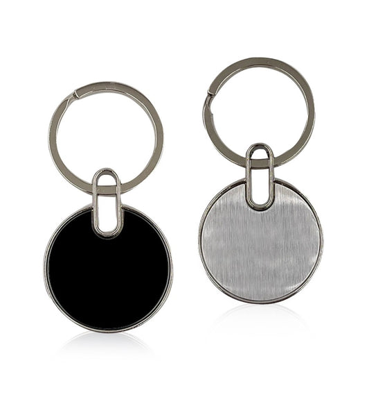 Round Shape Metal Keychain